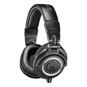 Audífonos ATH-M50X Audio-Technica – Audífonos cerrados circumaurales con cables desmontables para monitoreo profesional