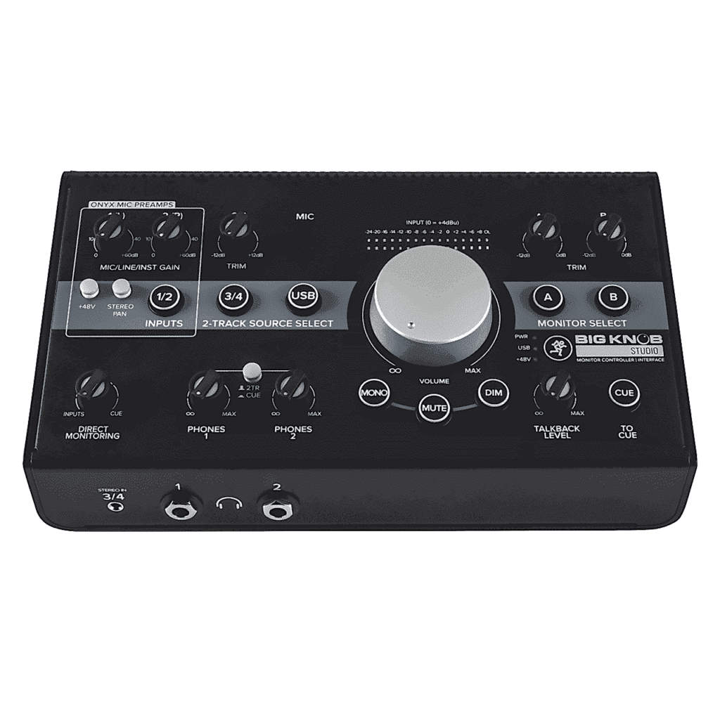 Control de Monitores e Interfaz de Grabación BigKnob - Studio / MACKIE