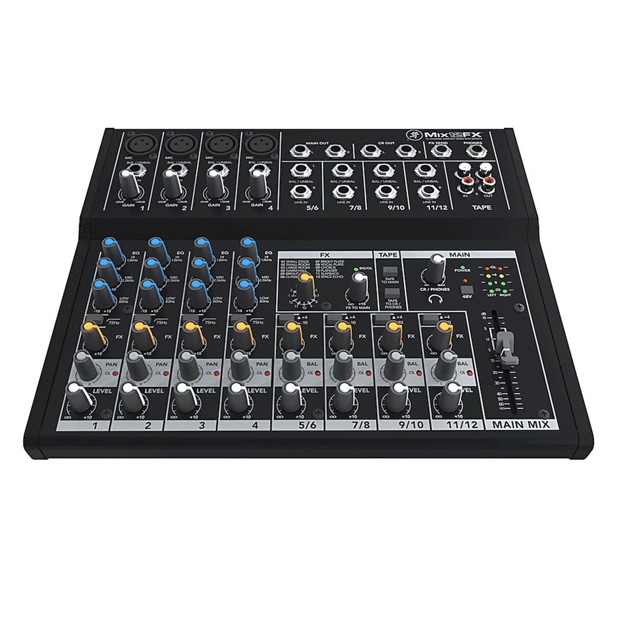 Mezclador Análogo MIX12FX 12CH / MACKIE
