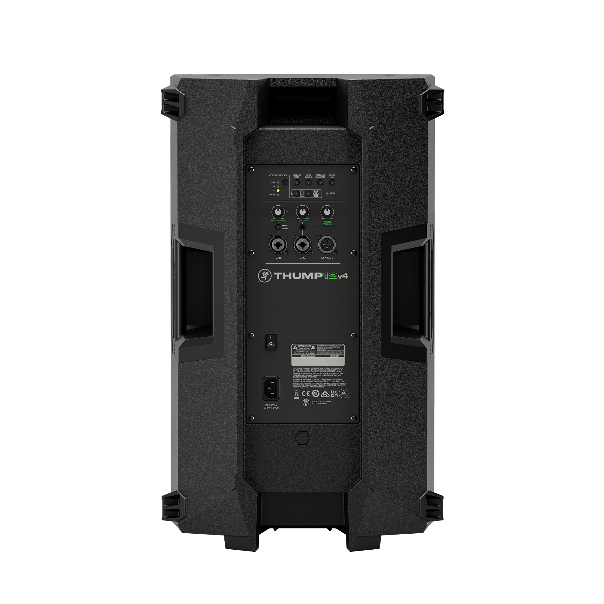 Altavoz autoamplificado profesional con Bluetooth Thump12v4 de 12"/ MACKIE - Imagen 4