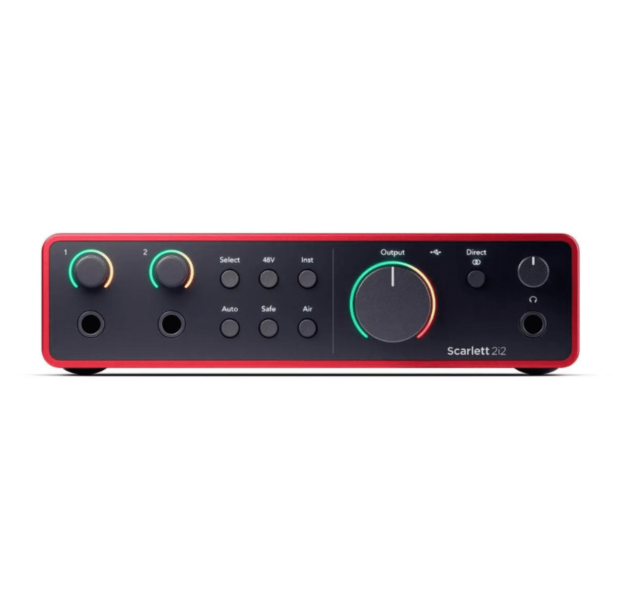 Interfaz de Audio Scarlett 2i2 4ta Generación Focusrite – USB-C para grabación profesional