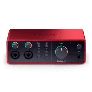 interfaz-audio-scarlett-4i4-4g-focusrite.jpg Interfaz de Audio Scarlett 4i4 4ta generación Focusrite – 4 entradas y 4 salidas USB-C para estudio profesional