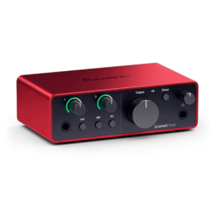 interfaz-audio-scarlett-solo-4g-focusrite.jpg Interfaz de Audio Scarlett Solo 4ta generación Focusrite – USB-C para grabación profesional