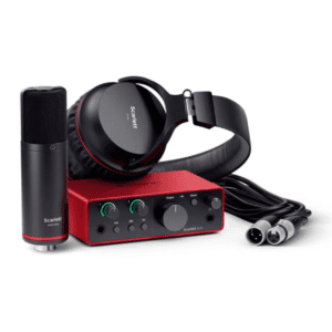 Combo de Audio SCARLETTSOLO / FOCUSRITE con interfaz compacta para grabación profesional