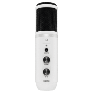 Micrófono USB Mackie EM-USB con control de ganancia y salida de audífonos